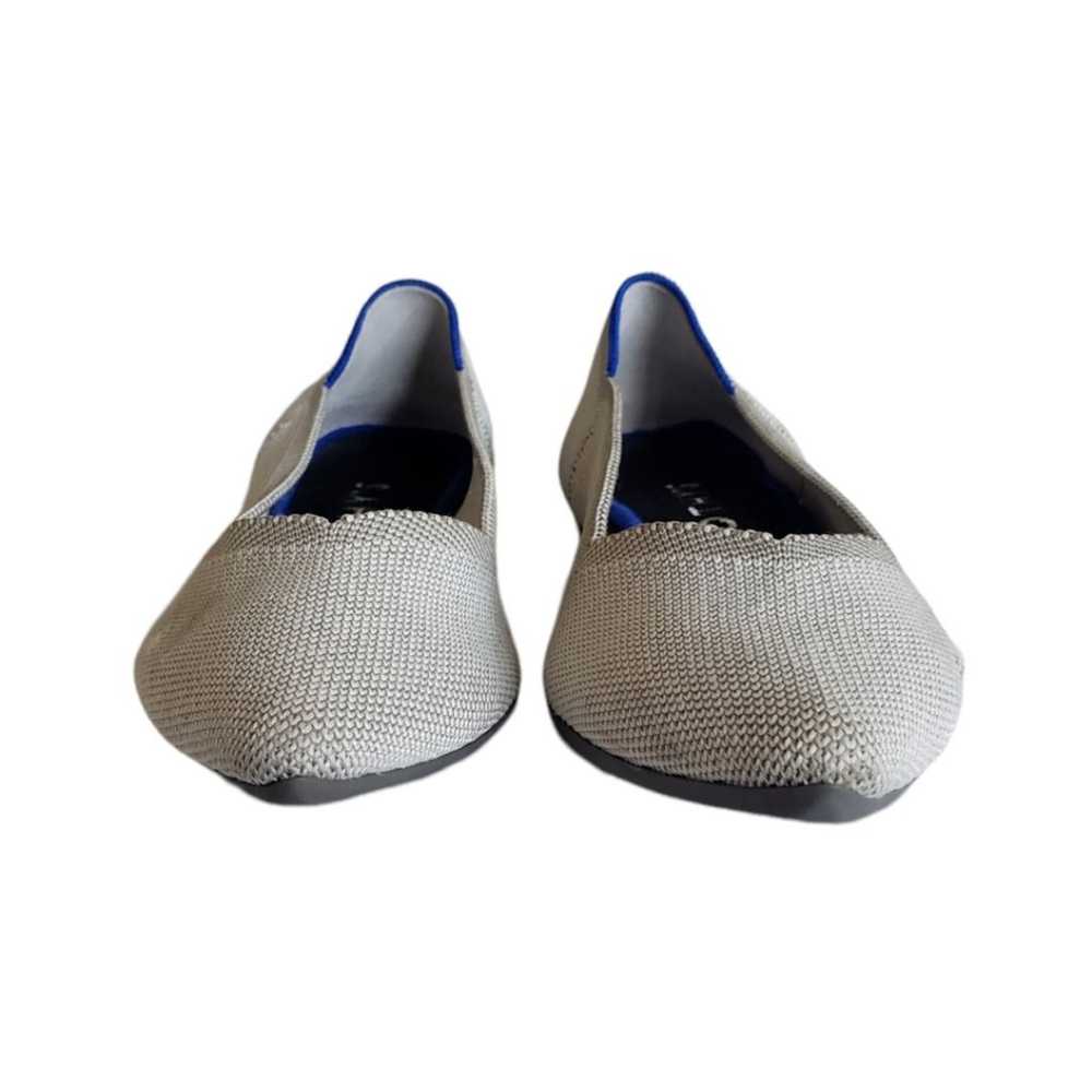 Rothy’s Flax Birdseye Light Grey Pointed Flats Wo… - image 3