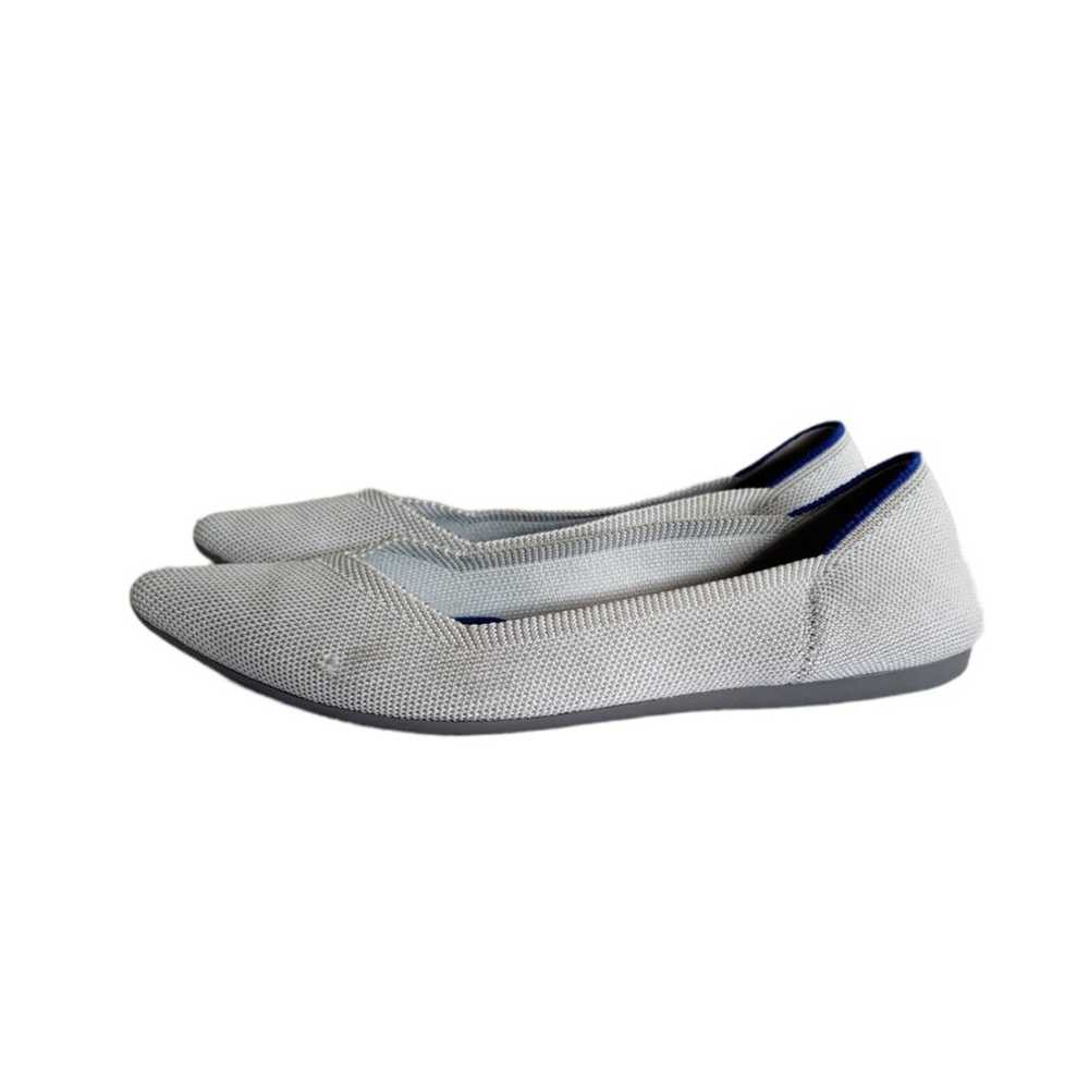 Rothy’s Flax Birdseye Light Grey Pointed Flats Wo… - image 8