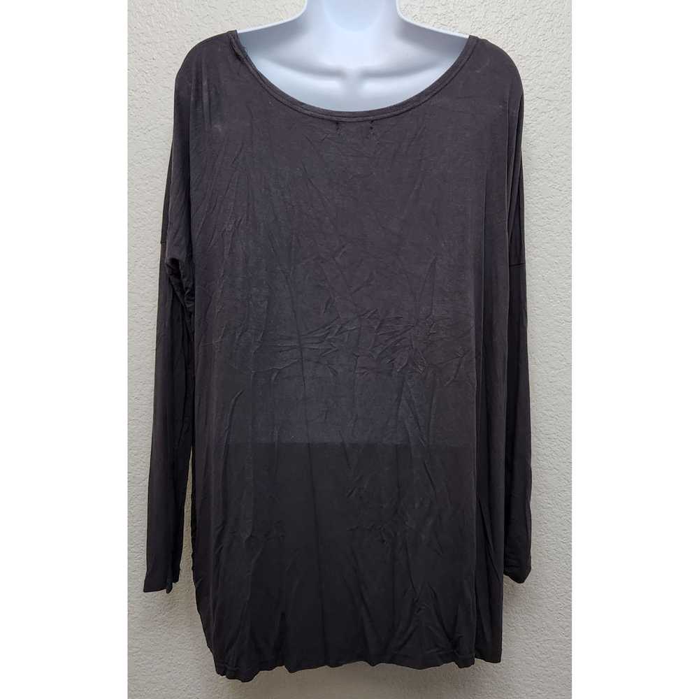 Other Piko 1988 Gray Round Neck Drop Shoulder Lon… - image 3