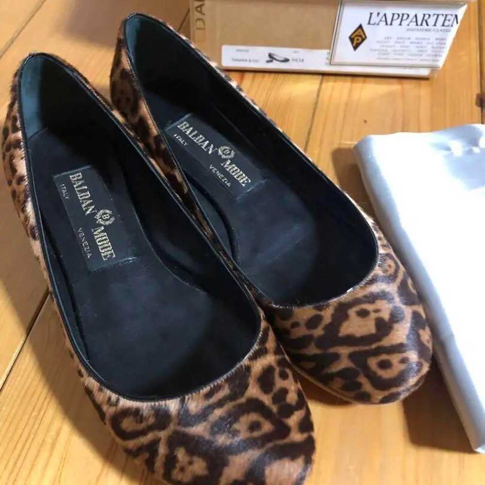 Purchased from A.P.C. BALDAN leopard ballet shoes… - image 1