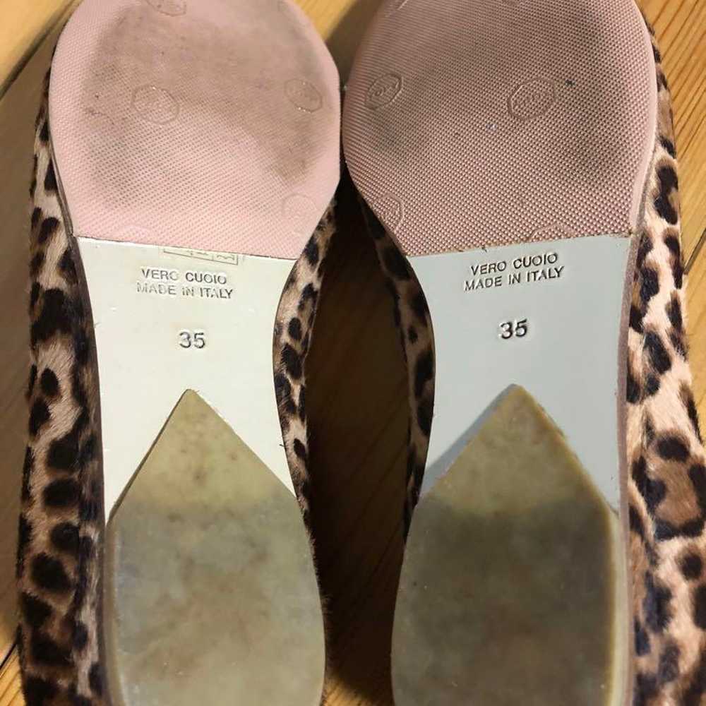 Purchased from A.P.C. BALDAN leopard ballet shoes… - image 4