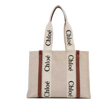 Chloé Woody leather tote