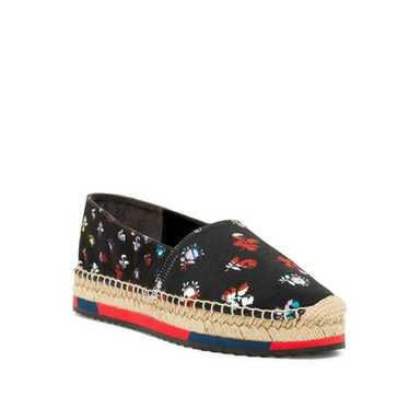 Diane Von Furstenberg Navy Floral Tulum Espadrill… - image 1