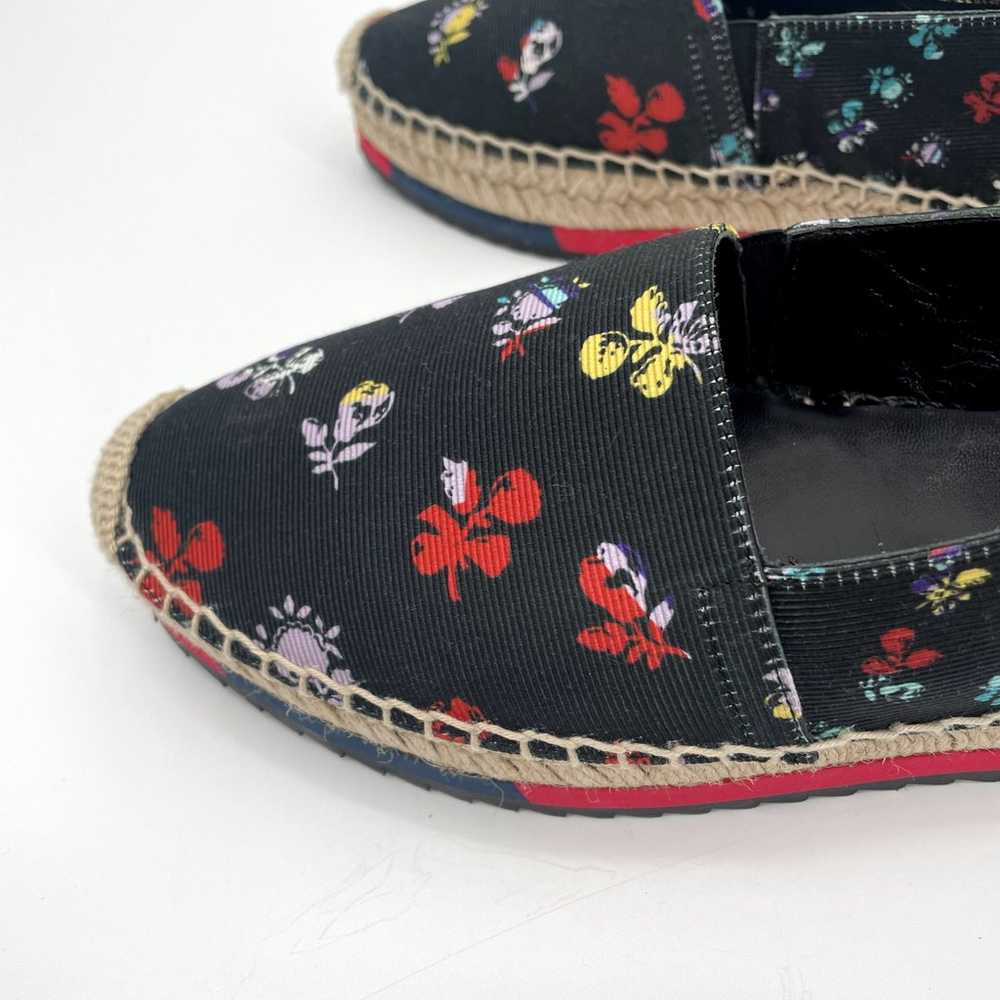 Diane Von Furstenberg Navy Floral Tulum Espadrill… - image 5