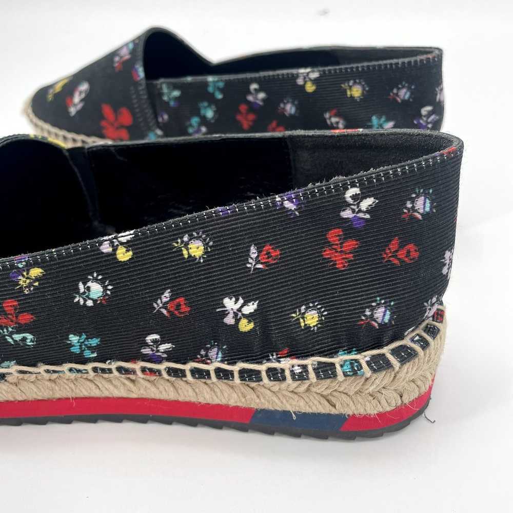 Diane Von Furstenberg Navy Floral Tulum Espadrill… - image 6