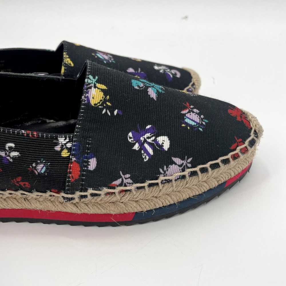 Diane Von Furstenberg Navy Floral Tulum Espadrill… - image 8