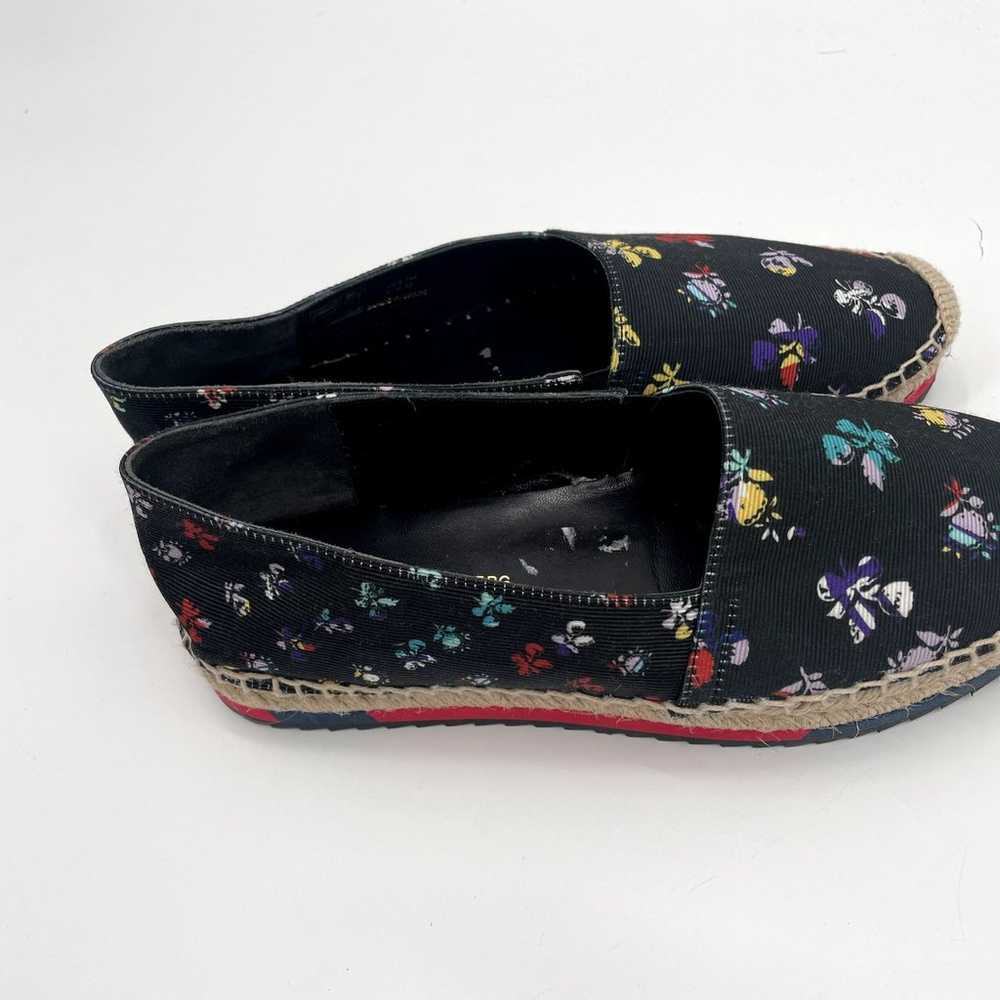 Diane Von Furstenberg Navy Floral Tulum Espadrill… - image 9