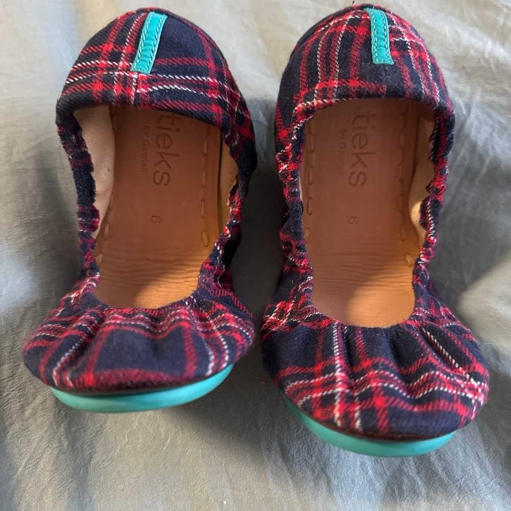 Tieks heritage plaid  EUC - image 2