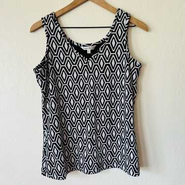 Travel Smith | black and white sleeveless top - image 1