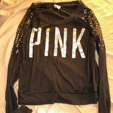 Vintage VS PINK long sleeve crop (M)