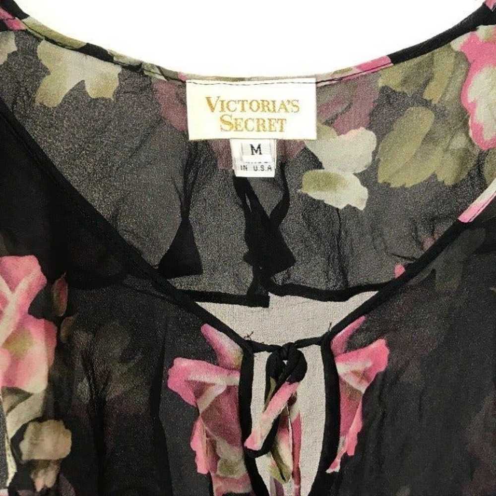 Womens Size Medium Victoria's Secret Black Vintag… - image 2