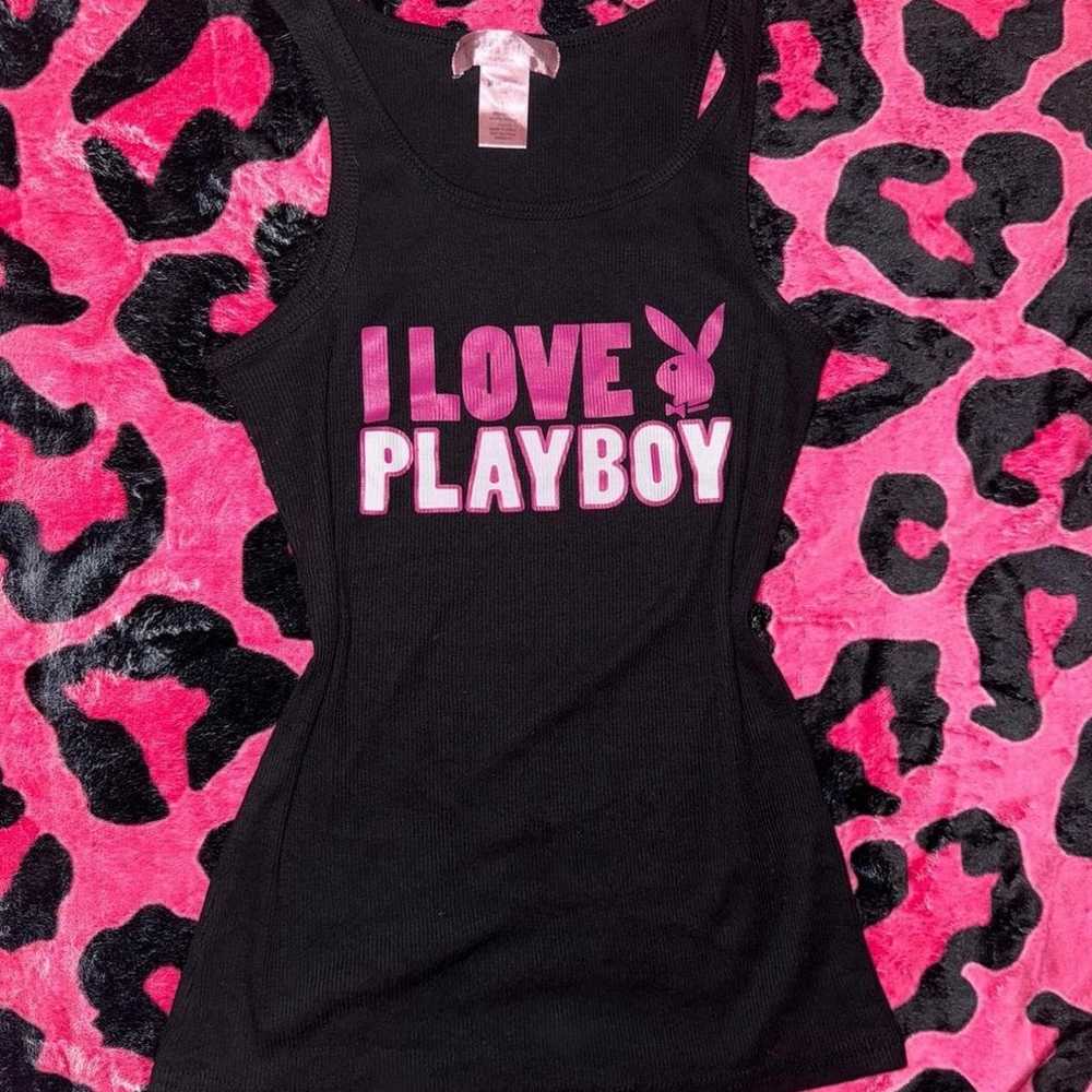 i love playboy tank top - image 1