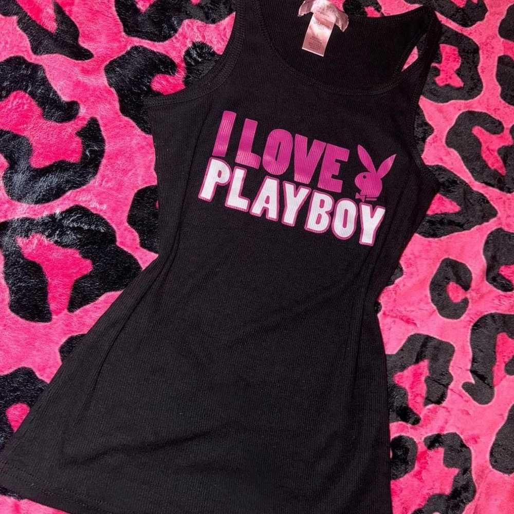 i love playboy tank top - image 3