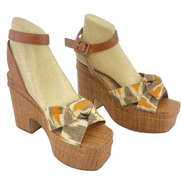 Sam Edelman Theresa Block Heel Platform Sandals 9.