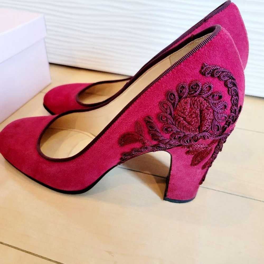 DIANA Pink Suede Pumps - image 1