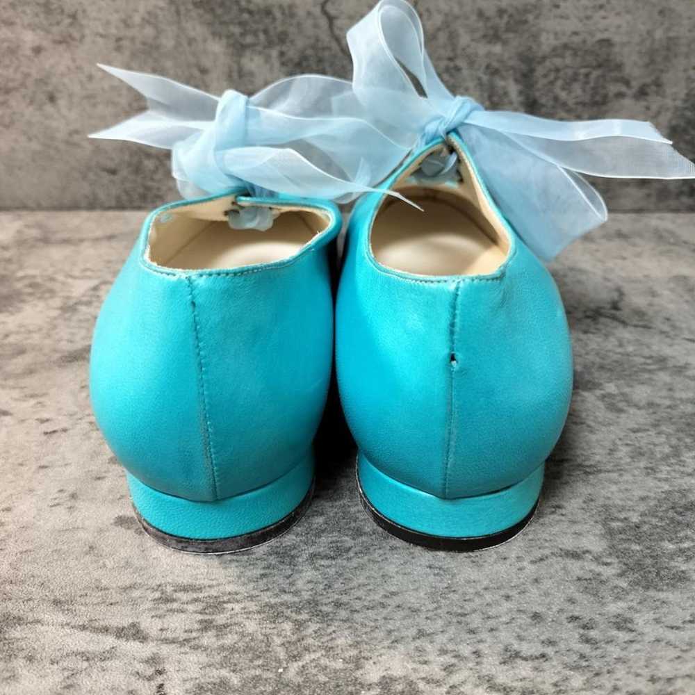 【Pollini】(35) Flat pumps with ribbon Light blue L… - image 3