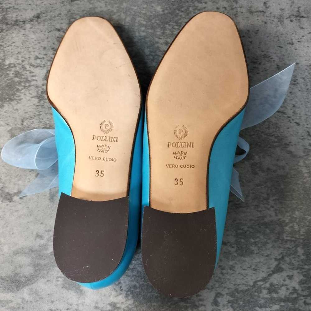 【Pollini】(35) Flat pumps with ribbon Light blue L… - image 6