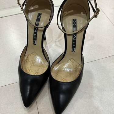 COMEX Black Pointed Toe High Heels