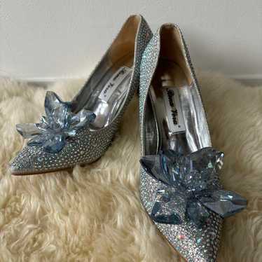 Rena Wera Cinderella Shoes Silver Crystal - image 1