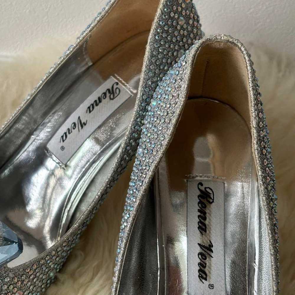 Rena Wera Cinderella Shoes Silver Crystal - image 3