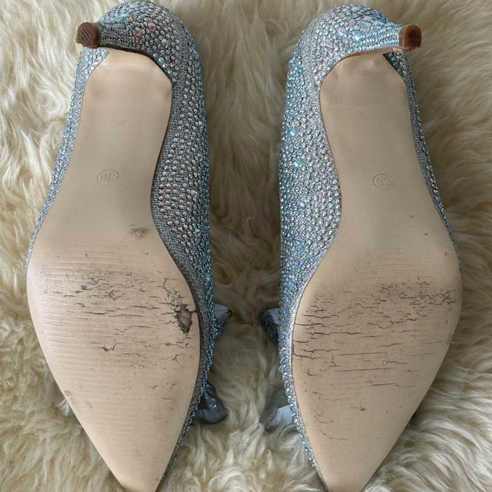 Rena Wera Cinderella Shoes Silver Crystal - image 4