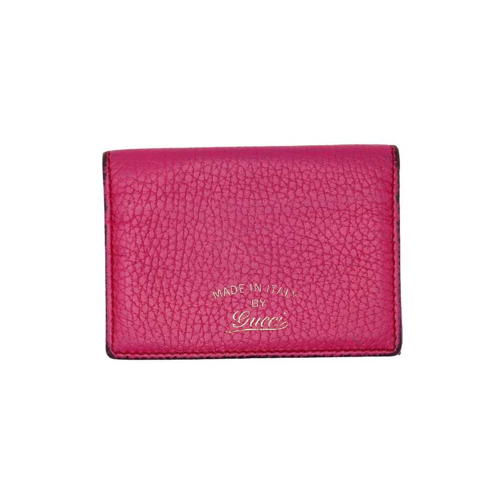 Gucci 🔴 Gucci Pocket Organizer Wallet - Pink Tum… - image 1