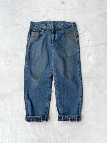 L.L.Bean Flannel Lined Jeans—[34x28]