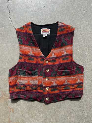 Geometric Wool Vest—[M] - image 1