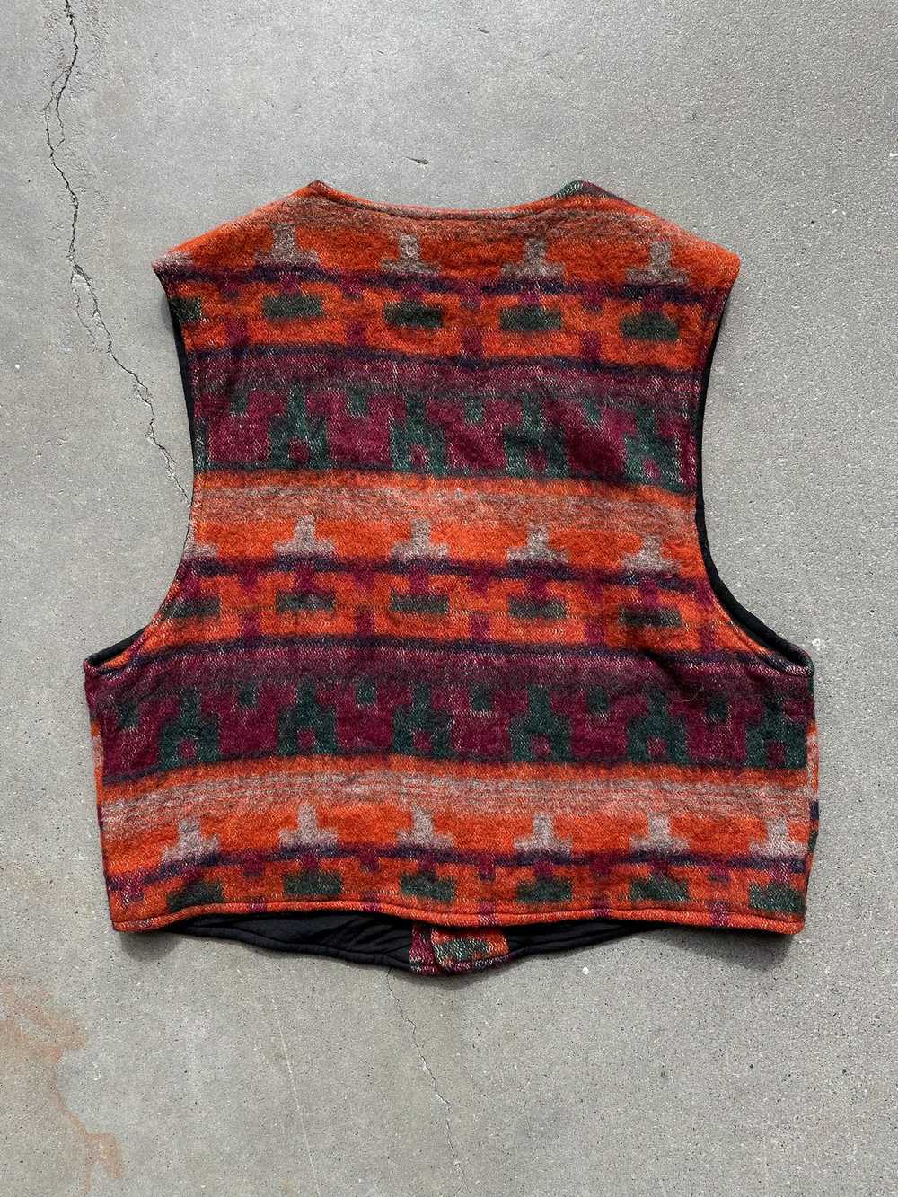 Geometric Wool Vest—[M] - image 2