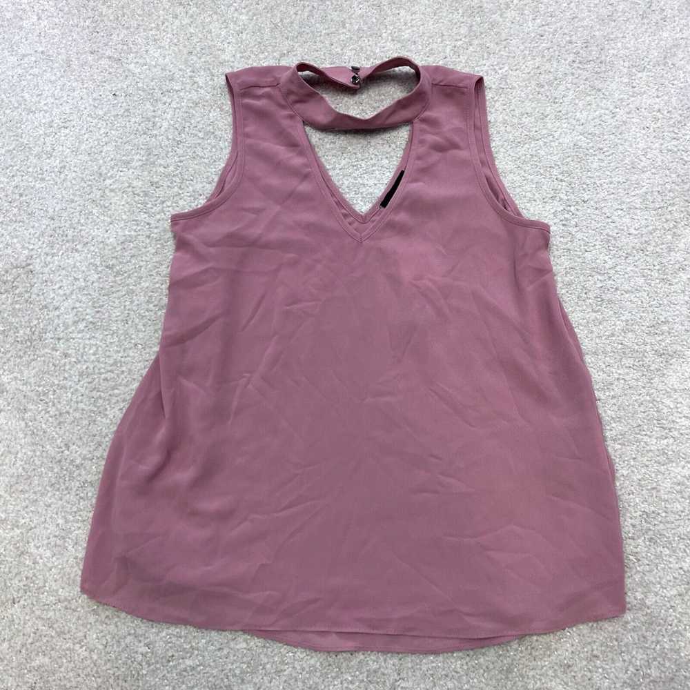 Vintage My Michelle Women’s Pink Sleeveless Blous… - image 1