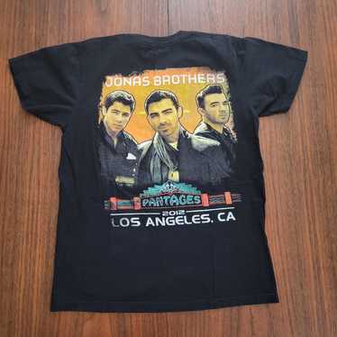 Vintage 2012 Jonas Brothers Concert T Shirt Small… - image 1