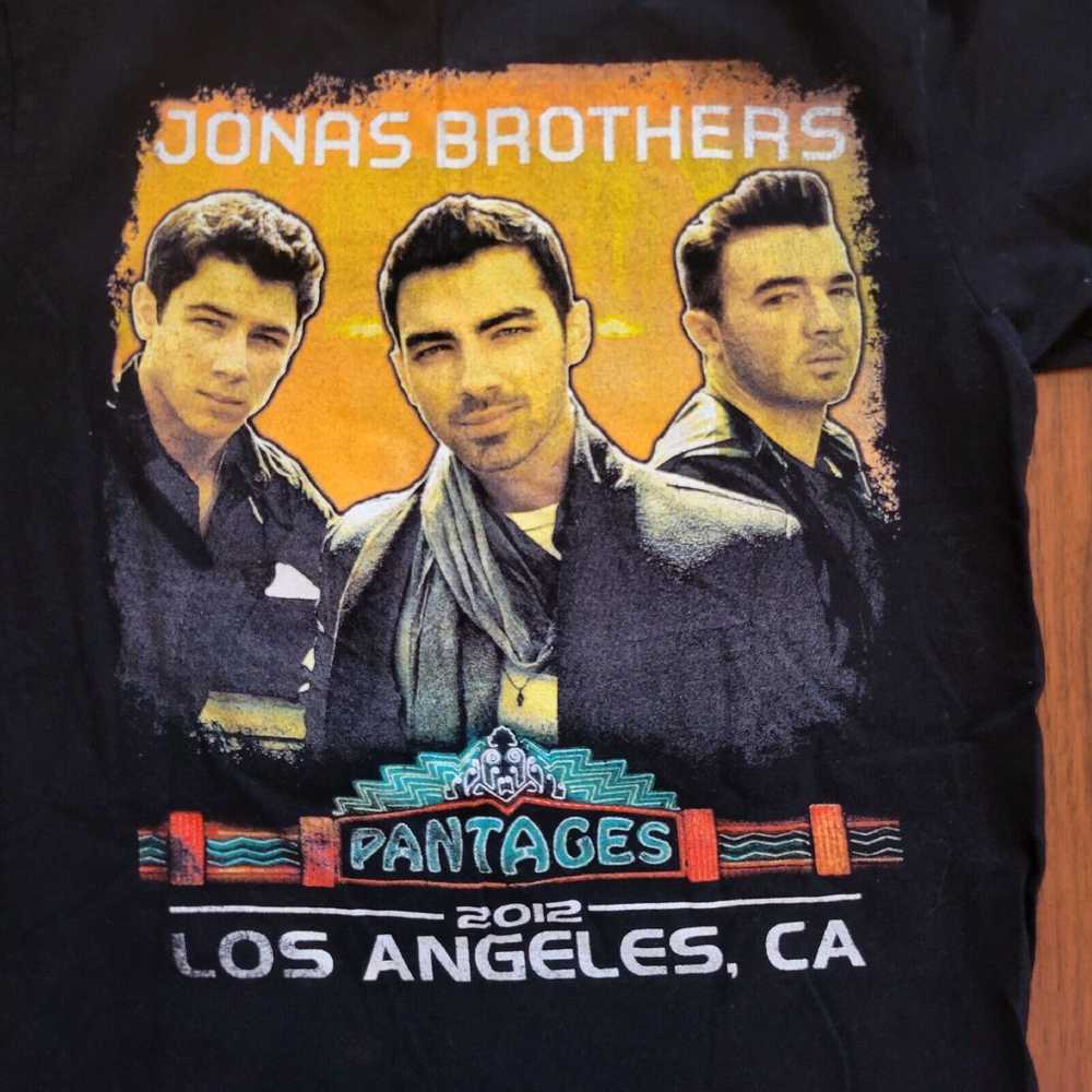 Vintage 2012 Jonas Brothers Concert T Shirt Small… - image 2