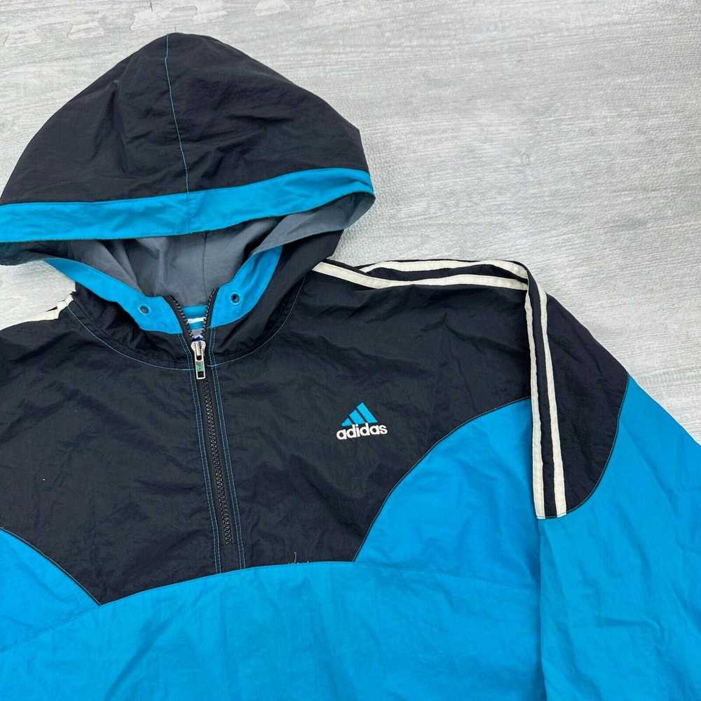 Adidas Vintage Adidas Windbreaker Jacket Mens Med… - image 2