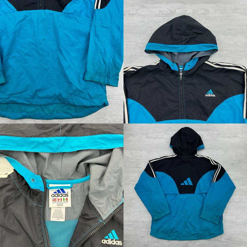 Adidas Vintage Adidas Windbreaker Jacket Mens Med… - image 4