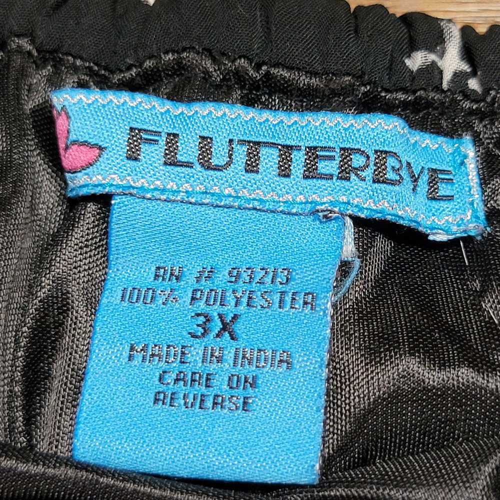 Other Flutterbye Full Sheer Black Cross Skirt w/ … - image 6