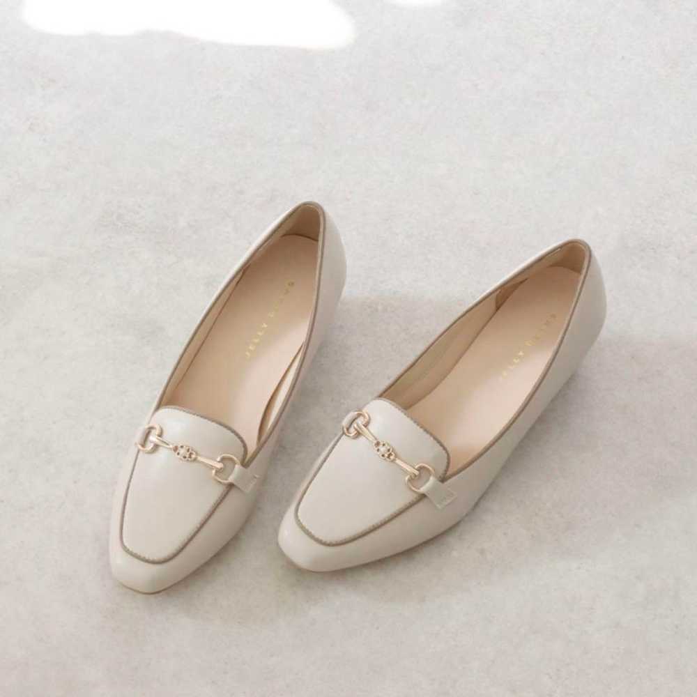 JELLY BEANS / Flower Bit Loafer Pumps [Ivory] - image 5