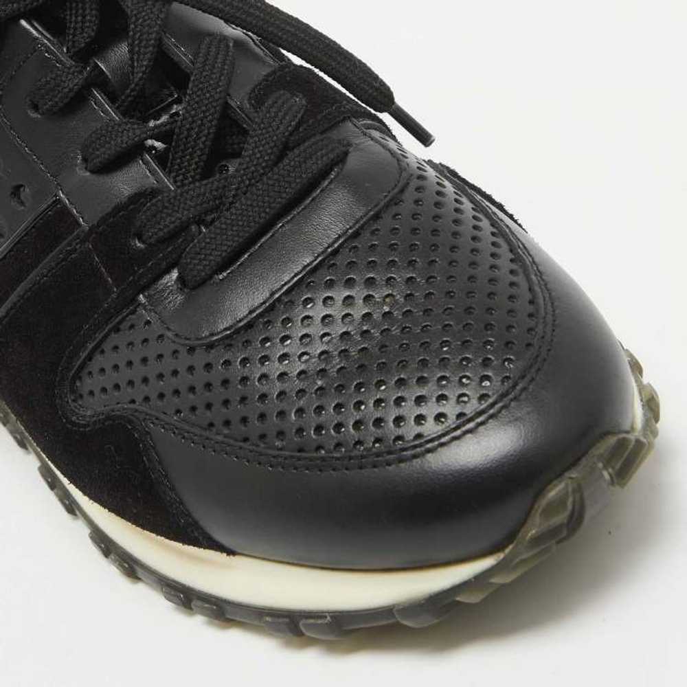 Louis Vuitton Louis Vuitton Black Perforated Run … - image 7