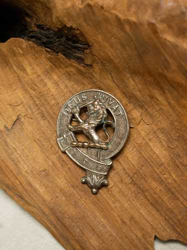 Vintage Scottish Macduff Clan Crest Sterling Pin