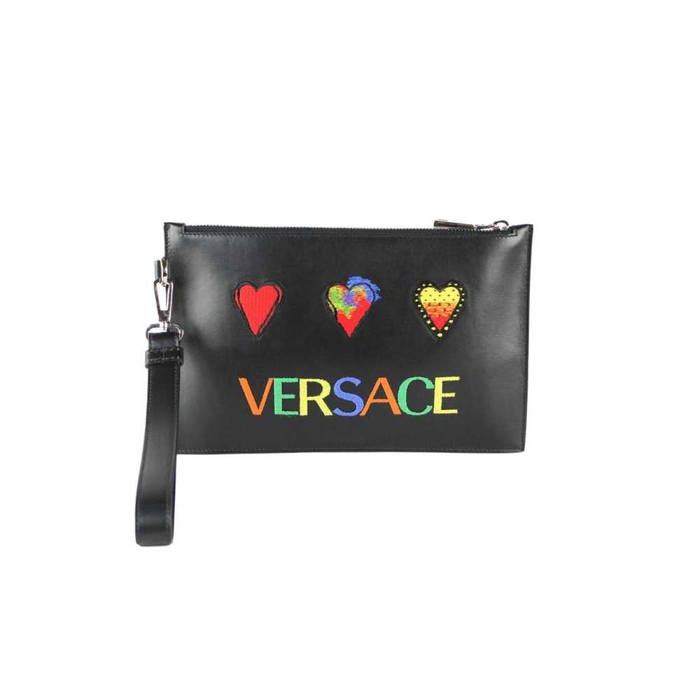 Versace Leather clutch bag - image 4