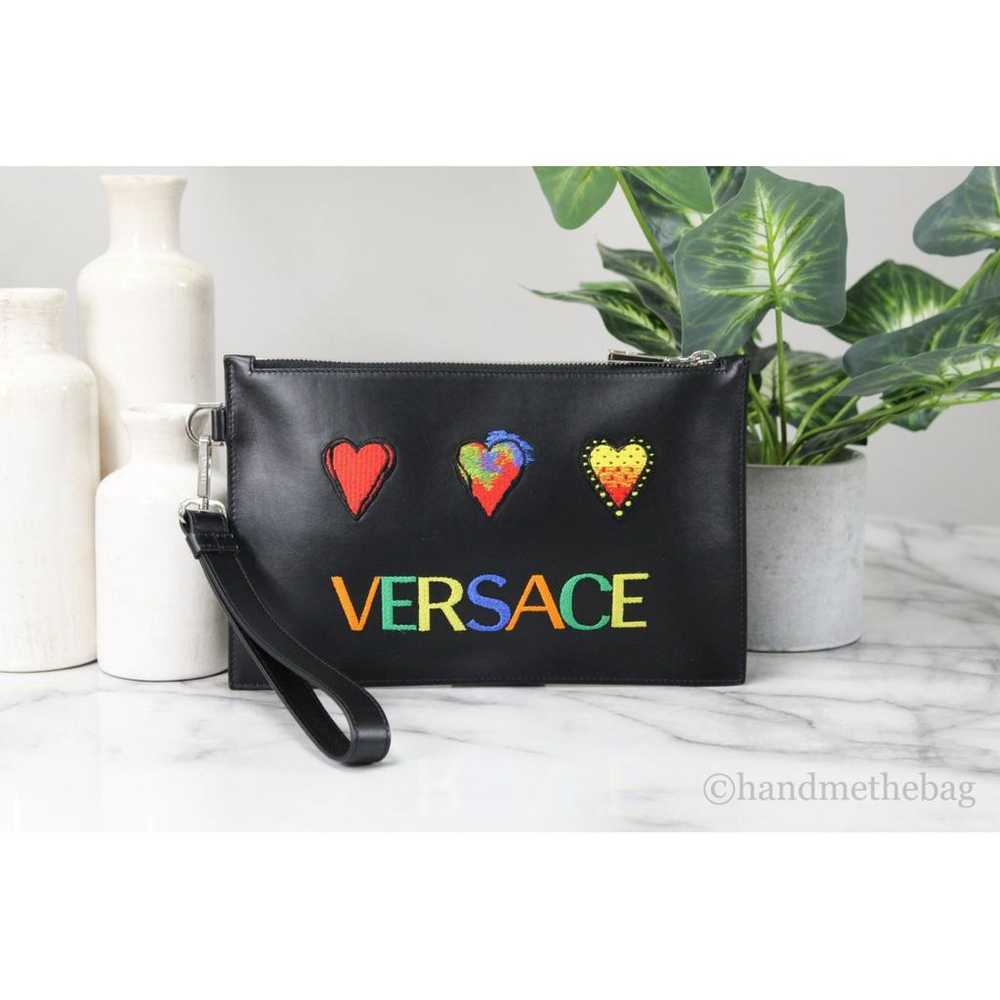 Versace Leather clutch bag - image 5