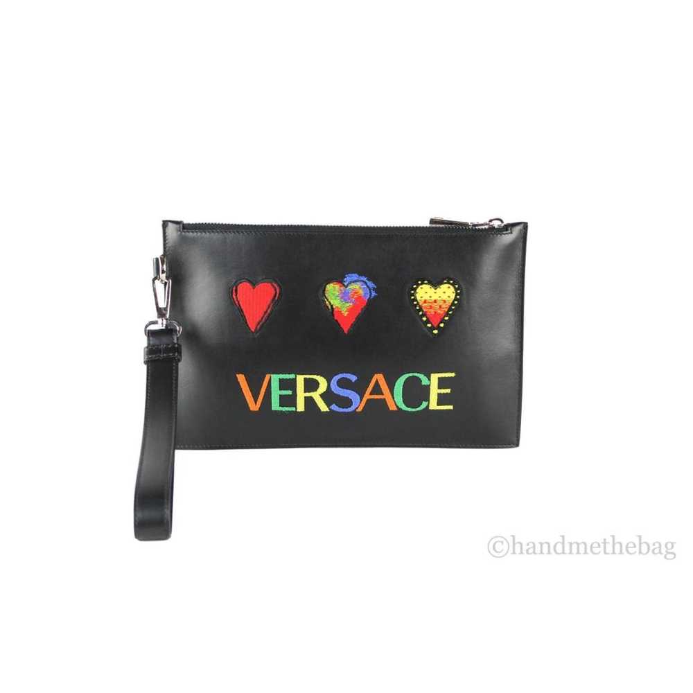 Versace Leather clutch bag - image 8