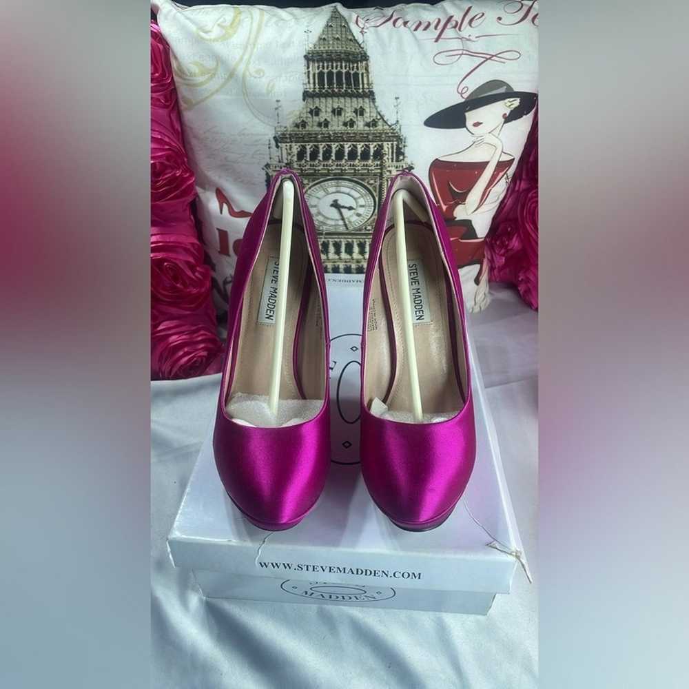 Steve Madden heels in purple and plum, size 7 - image 5