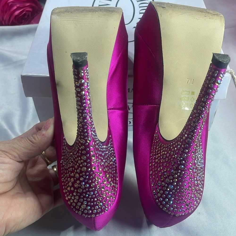 Steve Madden heels in purple and plum, size 7 - image 9