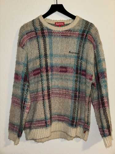 Supreme Brushed Plaid Sweater