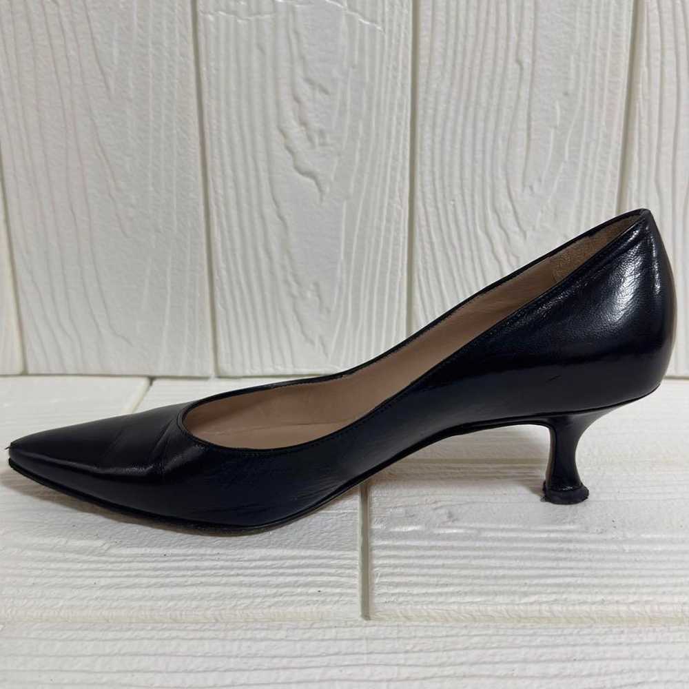 ☆Manolo Blahnik Pumps 35 1/2 Made in Italy Black - image 6