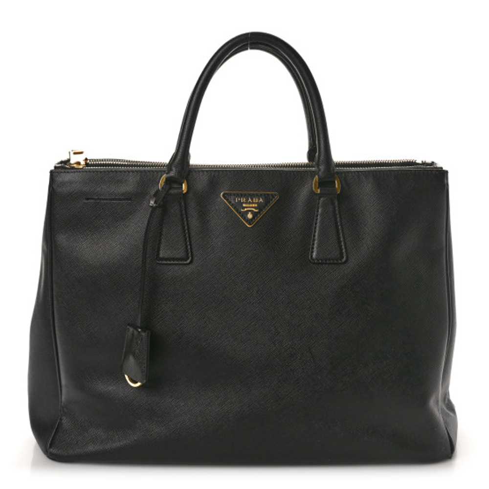 PRADA Saffiano Lux Large Galleria Double Zip Tote… - image 1