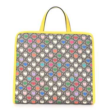 GUCCI GG Supreme Monogram Hearts Childrens Tote Be