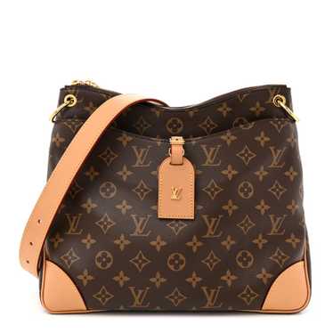 LOUIS VUITTON Monogram Odeon MM Natural