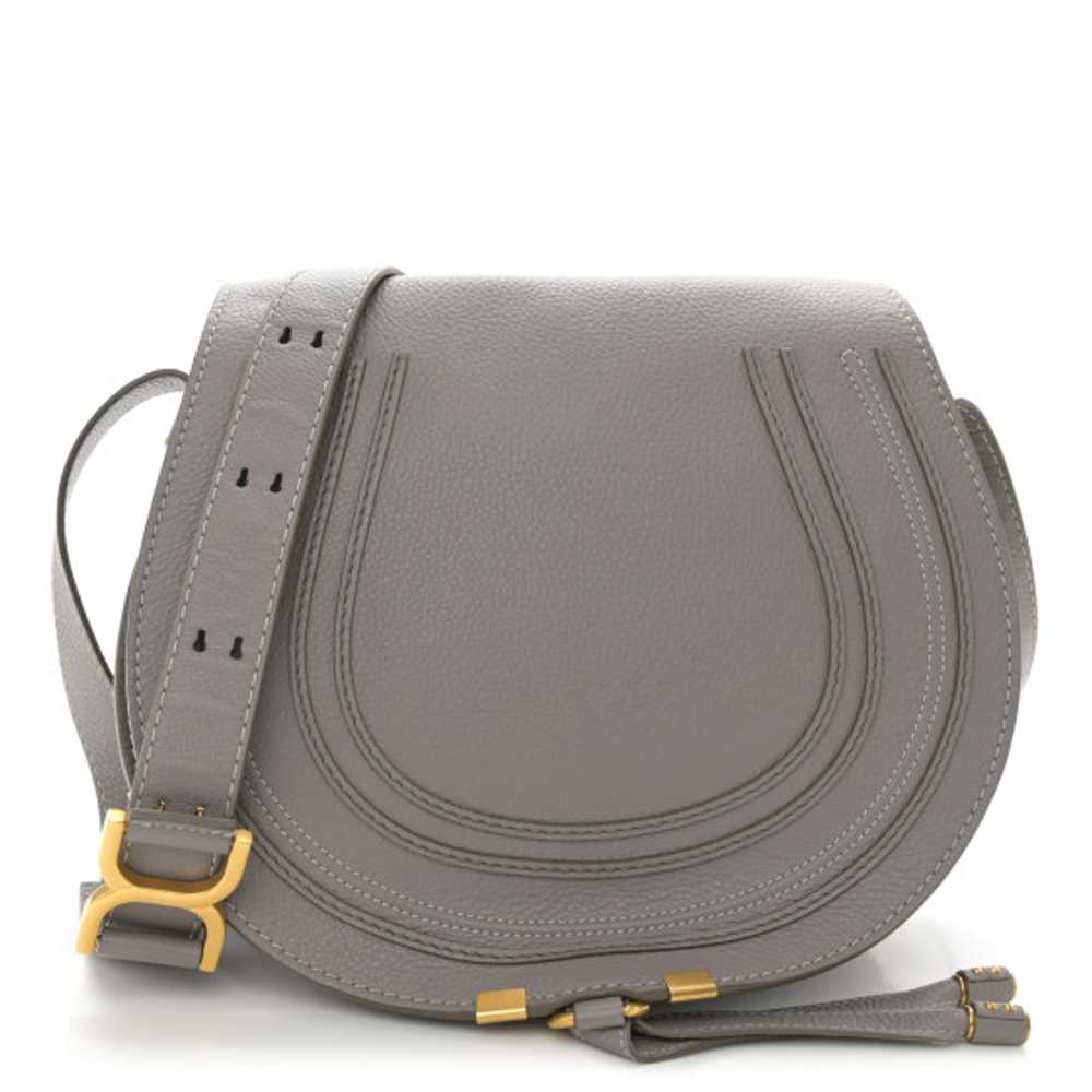 CHLOE Calfskin Medium Marcie Round Crossbody Bag … - image 1