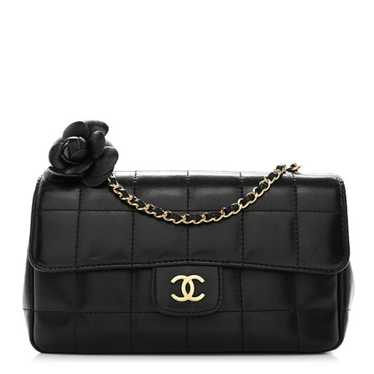 CHANEL Lambskin Quilted Mini Chocolate Bar Camell… - image 1